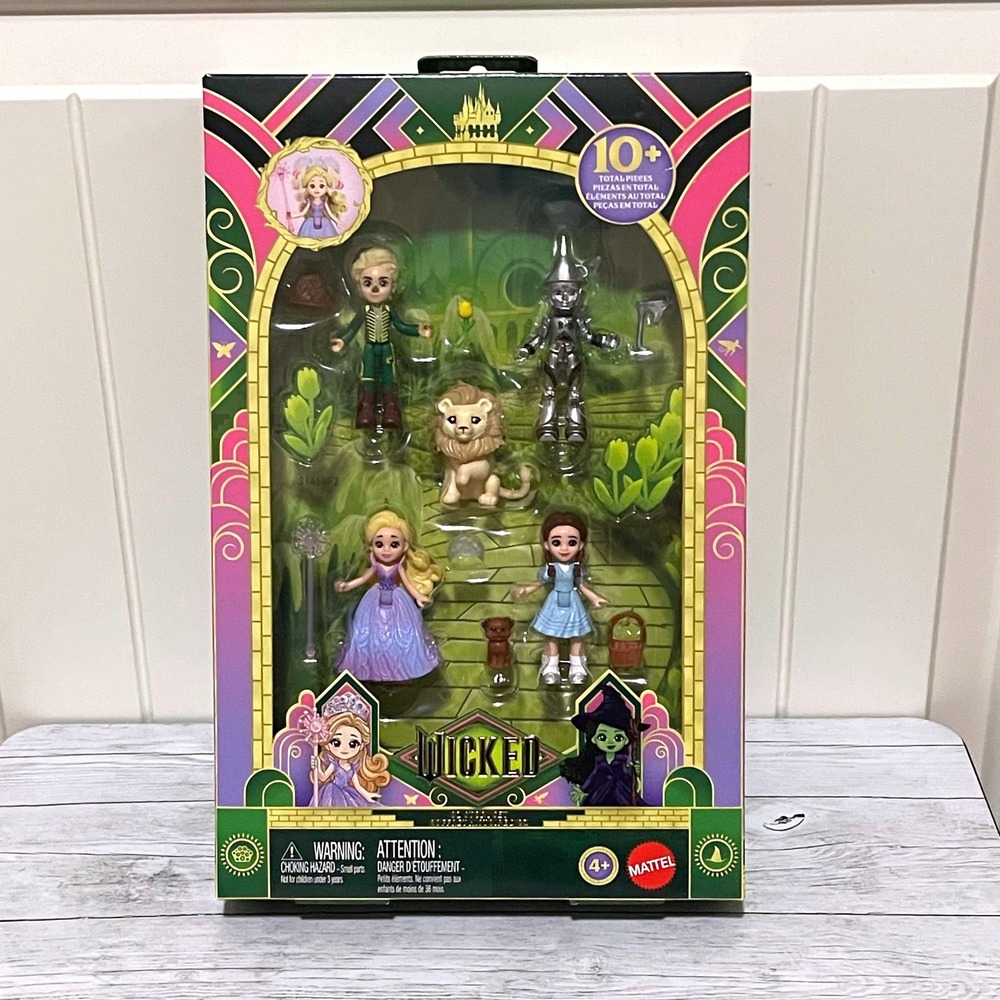 Mattel Wicked Movie Oz Story Set Glinda Dorothy Scarecrow‎ Tin Man Lion NEW